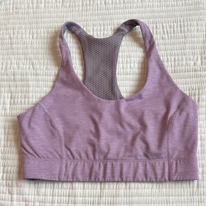 Lavender Outdoor Voices Racerback Sports Bra